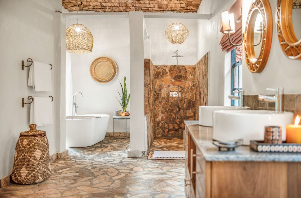 Mahogany springd lodge wash room